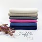 Preview: Bündchen Modalstrick - 2 cm - jeans - Waffle Fall